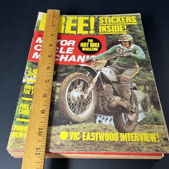 Vtg. 9x Motor Cycle Mechanic Magazines 1973 - 1976 Bikes Printed In England - Picture 9 of 16